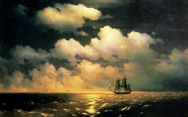 Ivan Aivazovsky Constantinovich merkuri oil painting image